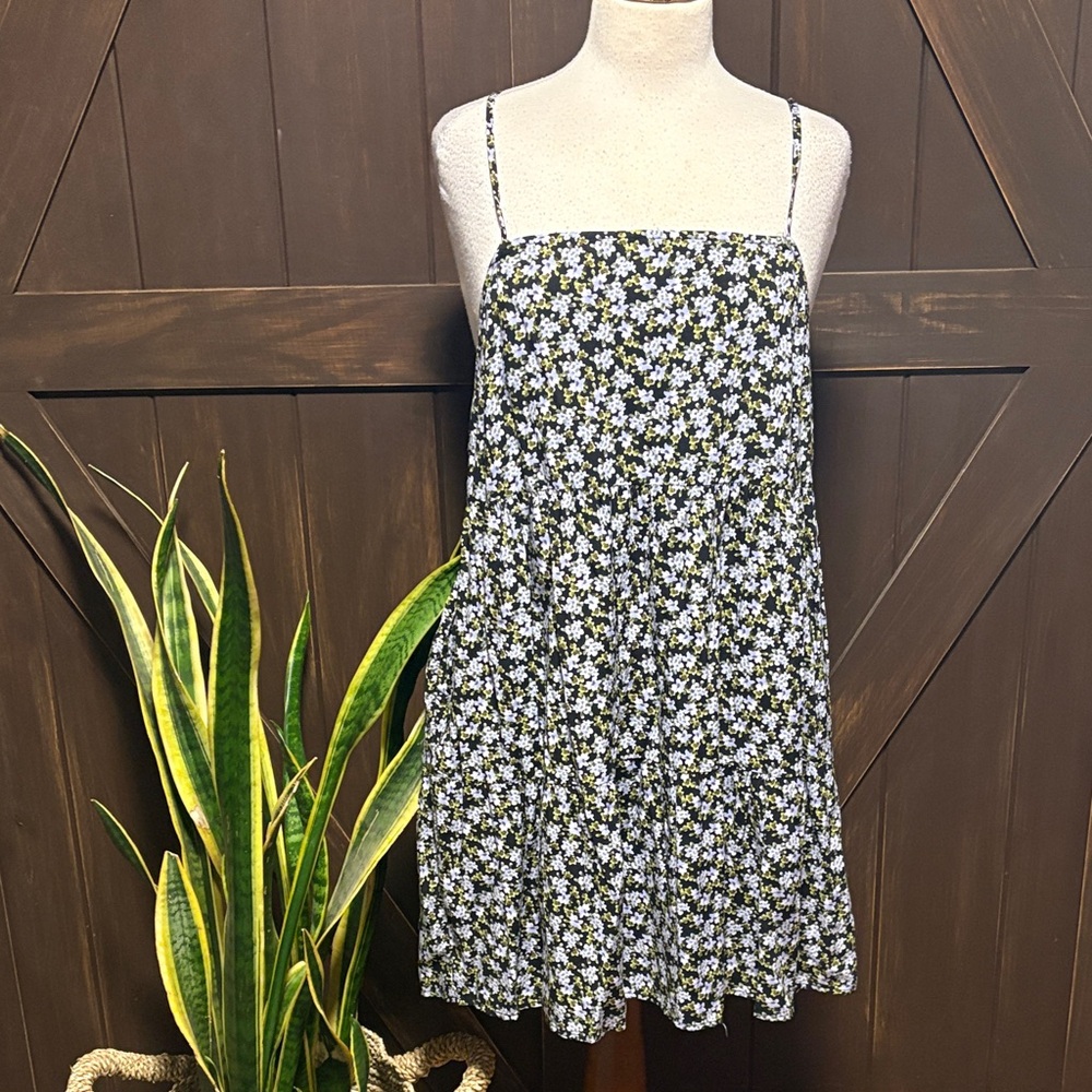 Wild Fable Black Floral Dress